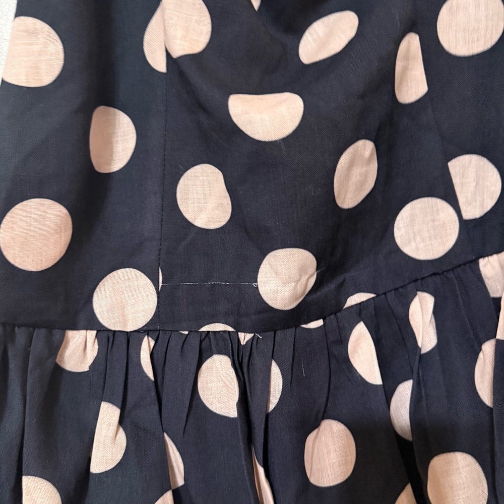 SNDYS x REVOLVE Briella One Shoulder Polka Dot Bubble Hem Mini Dress size Medium - Picture 9 of 9